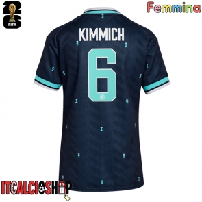 Germania Joshua Kimmich #6 Seconda Maglia Femmina Mondiali 2026 Manica Corta